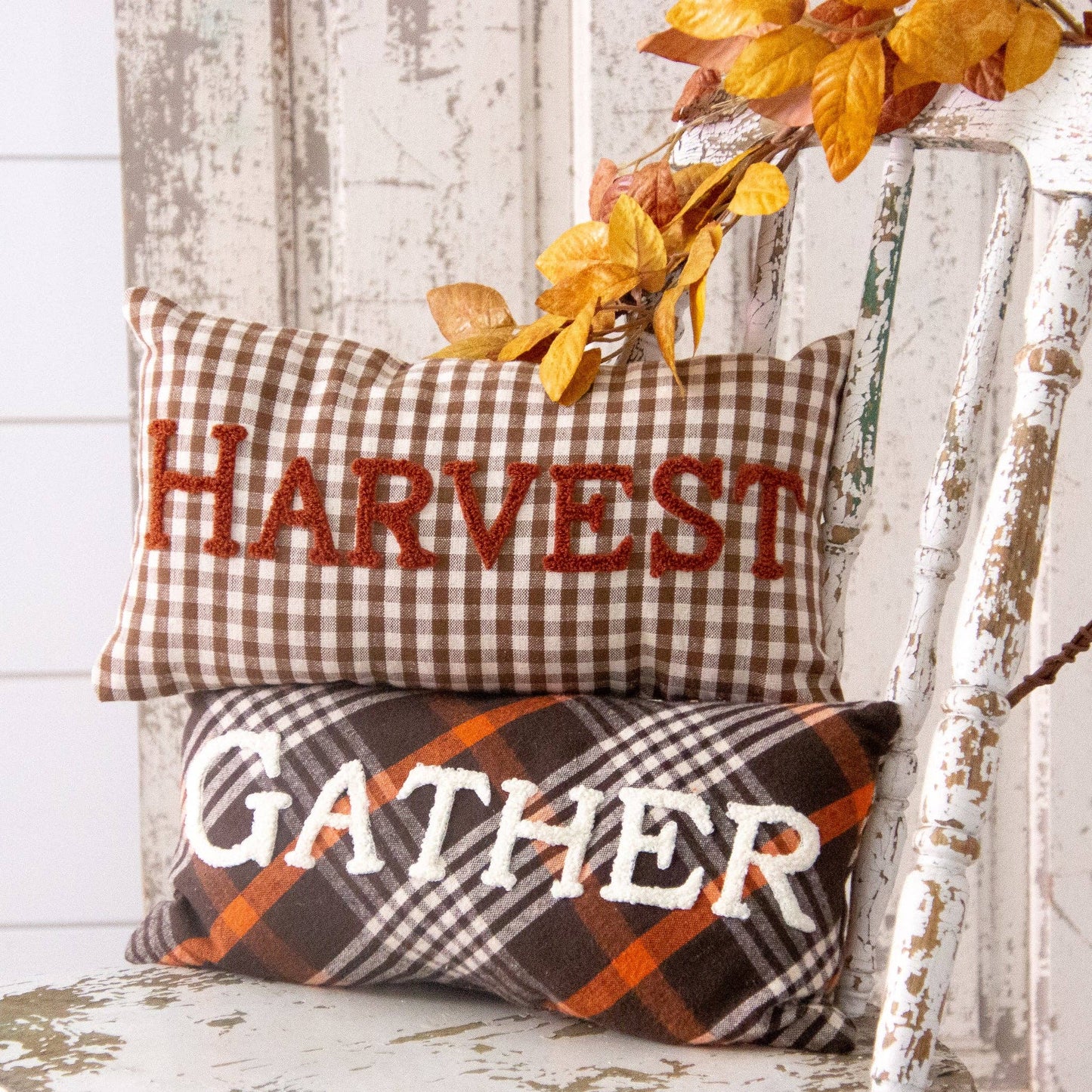 Pillows - Gather, Harvest Plaid (Set of 2)