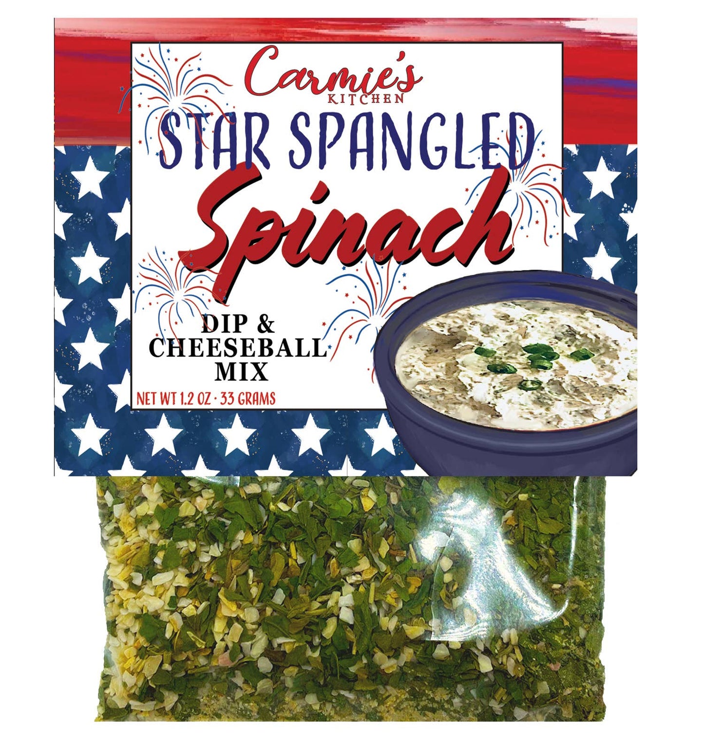Star Spangled Spinach Dip Mix - Americana Collection
