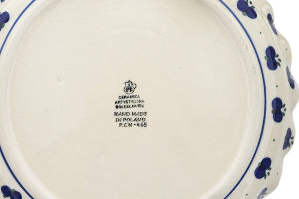 Fluted Pie Dish 10" Wild Blueberry