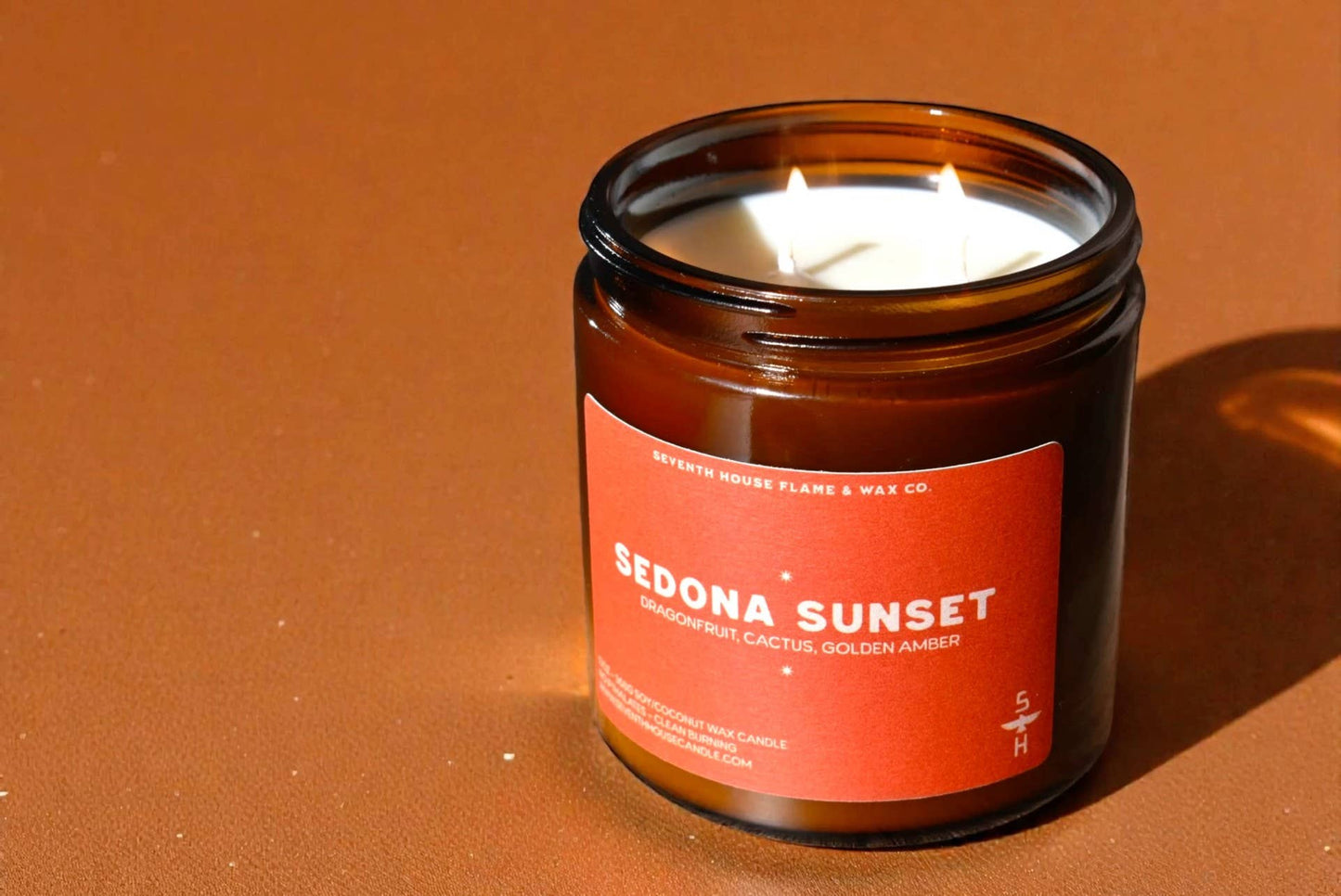 SEDONA SUNSET - Dragonfruit, Cactus, Peach Candle