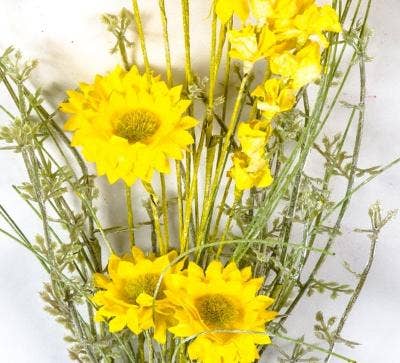 Wild Flower Bouquet, 21in, Hw, Yellow