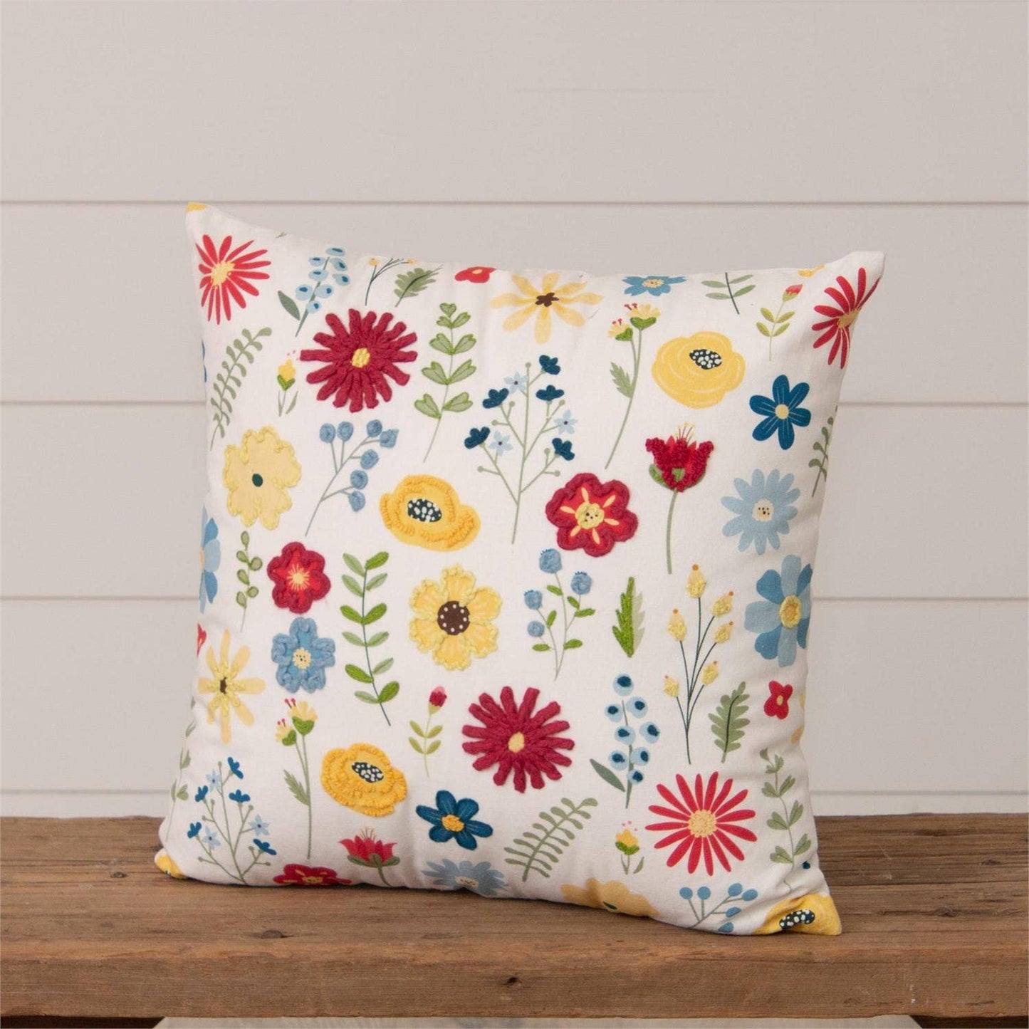 Scattered Petals Floral Pillow
