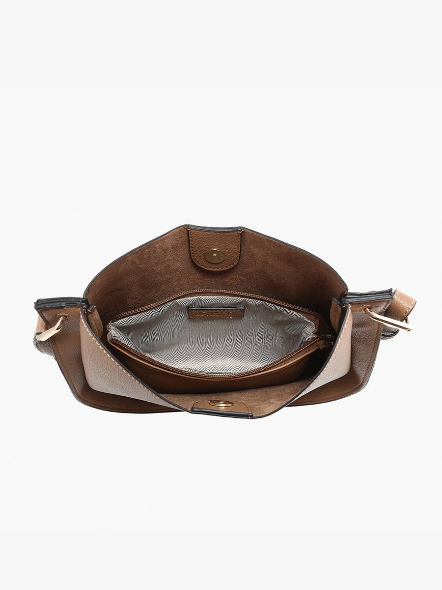Ramona Crossbody w/ Large Back Pocket: FERN