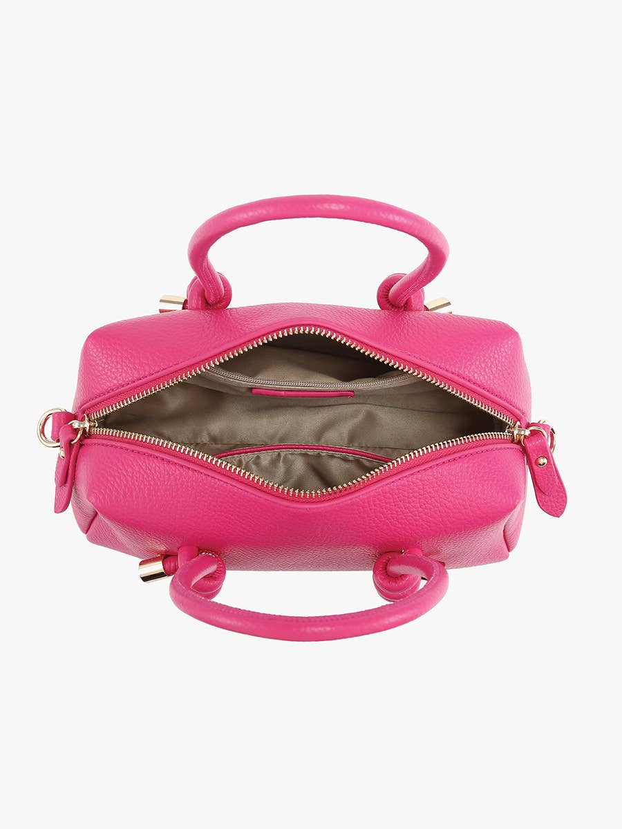 Barcelona Mini Satchel/Crossbody Bag Greige