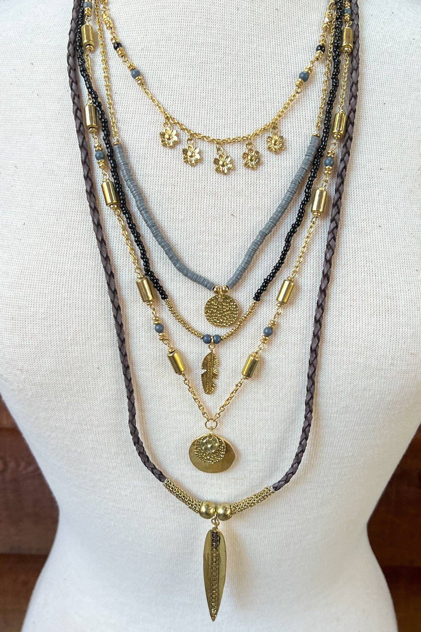 Odessa Necklace Black