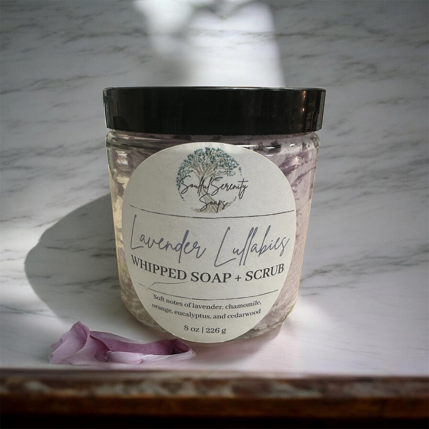 Lavender Lullabies Whipped Soap + Scrub