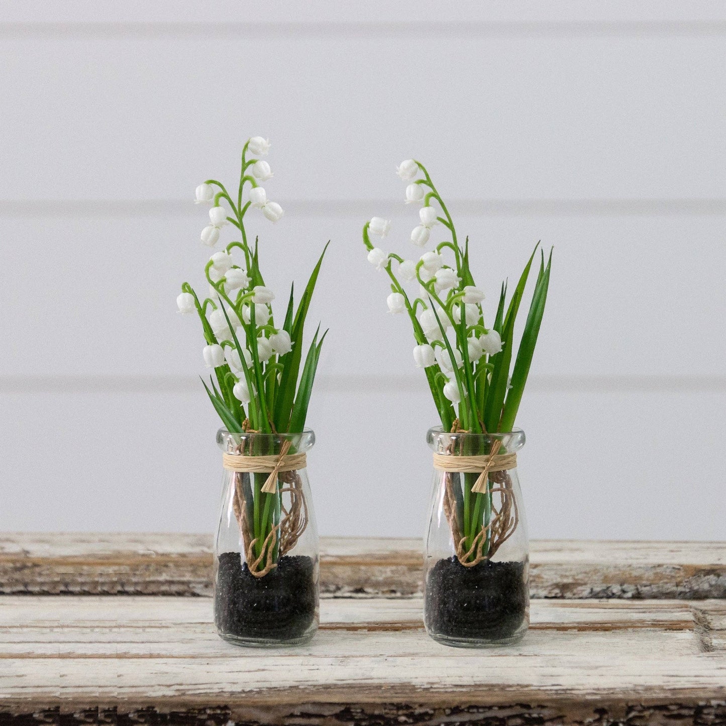 Lily Of The Valley In Mini Glass Jar