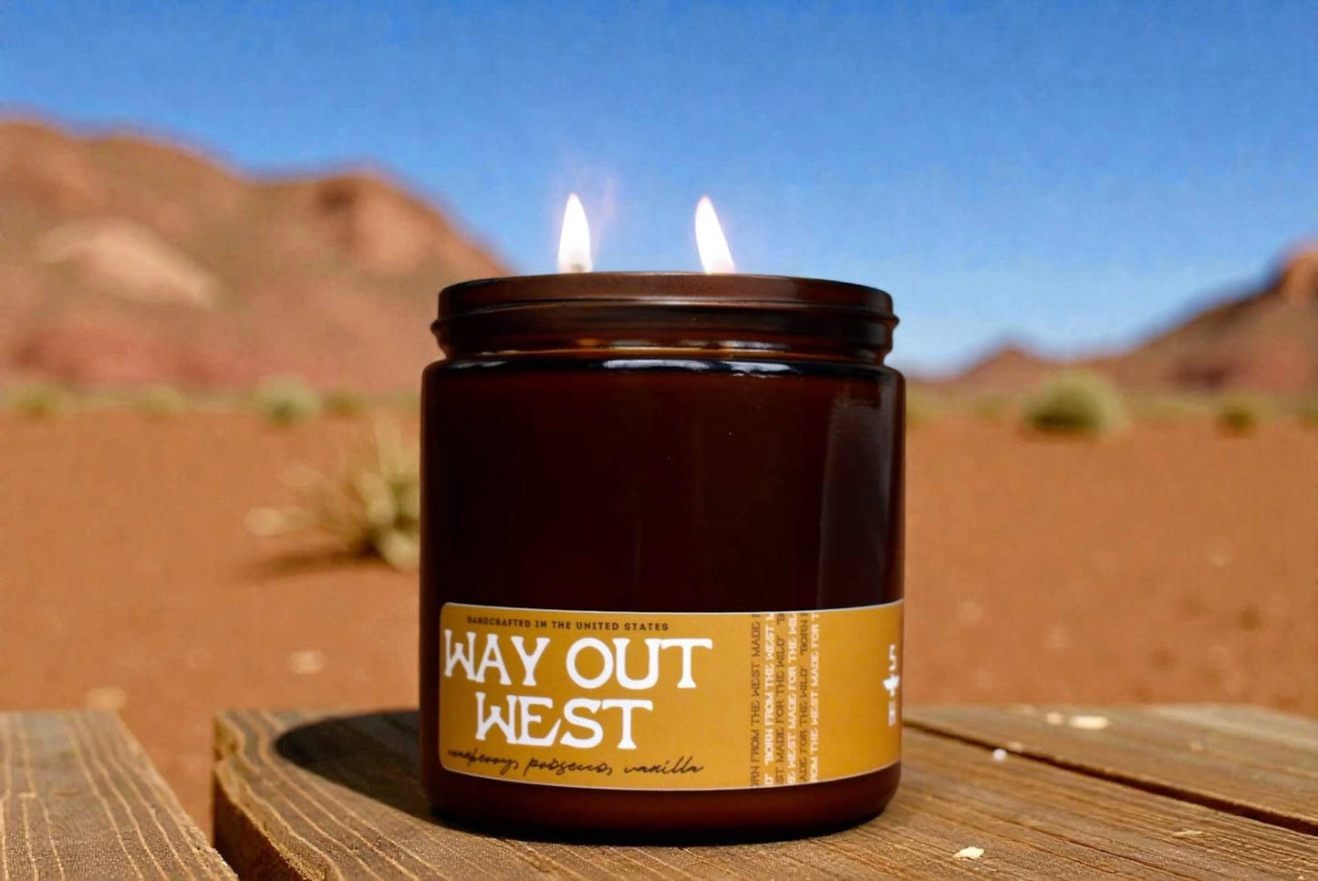 WAY OUT WEST - Cranberry, Vanilla, Citrus Candle