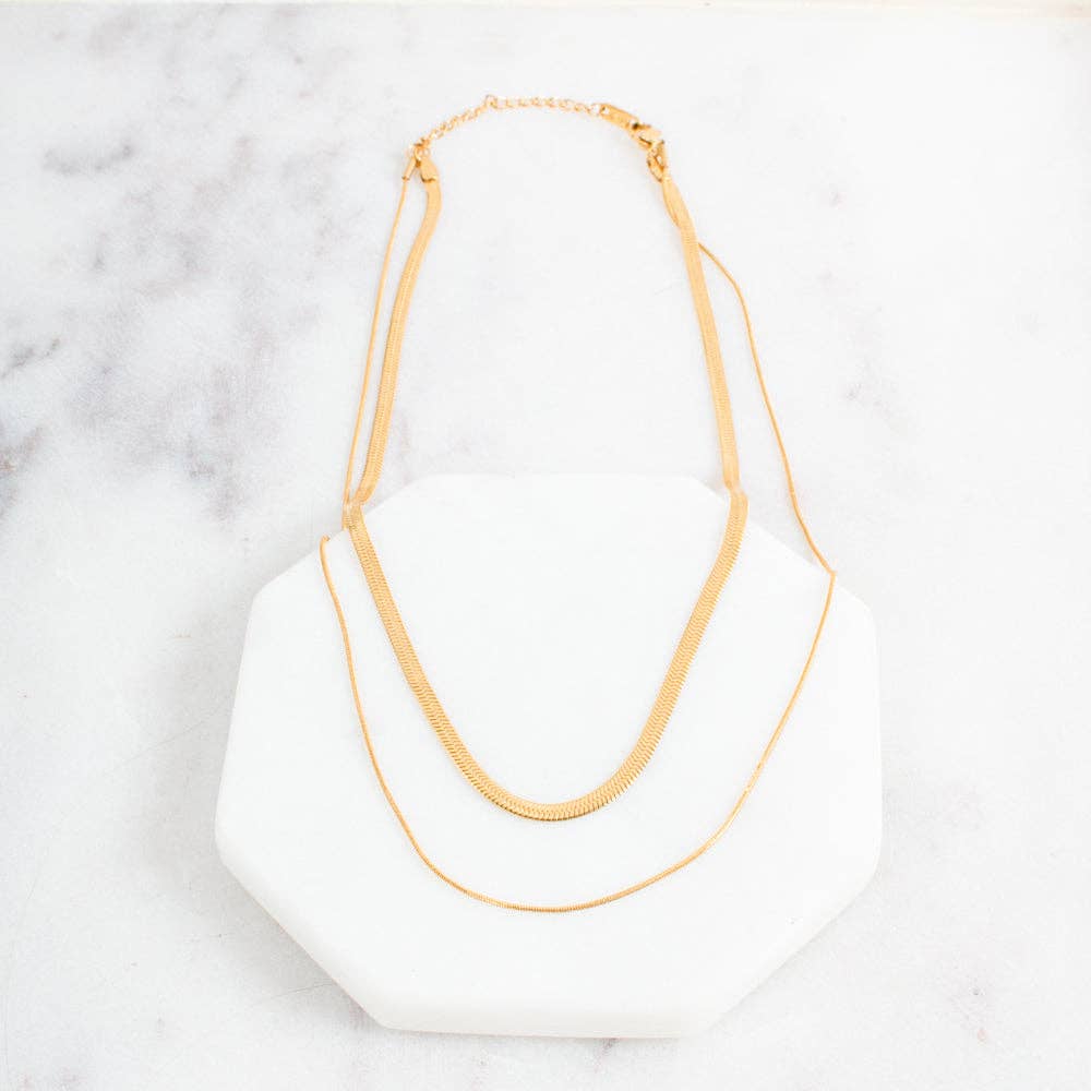 Brooke Layered Chain Gold