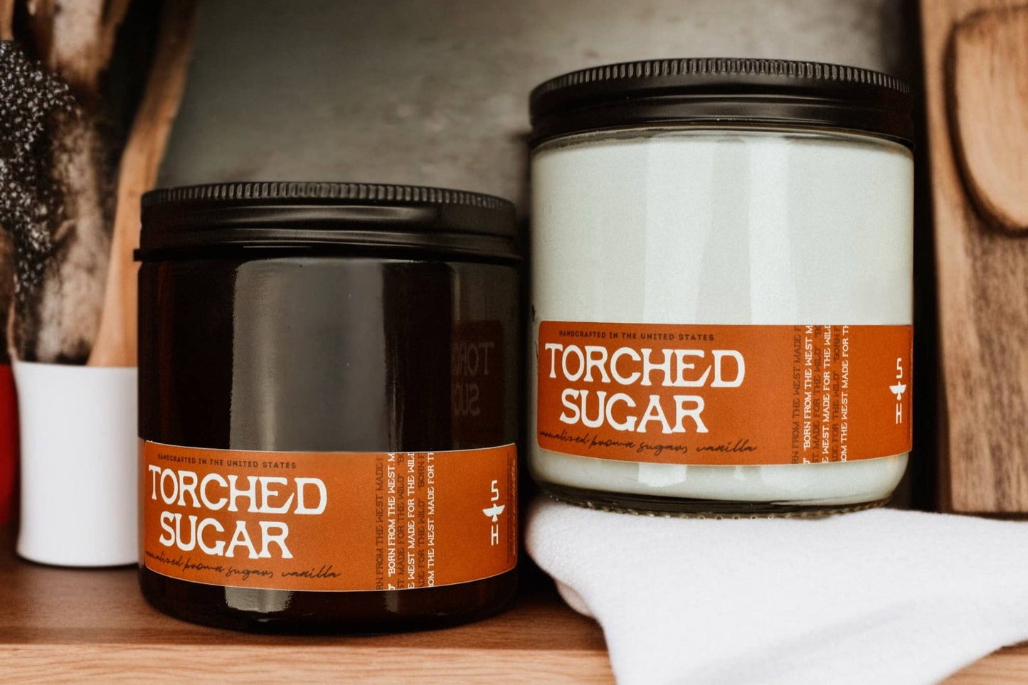 TORCHED SUGAR - Brown Sugar & Rum Candle
