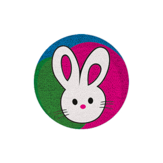 24" x 36" Rubber Doormat Interchangeable Insert: Easter Bunny