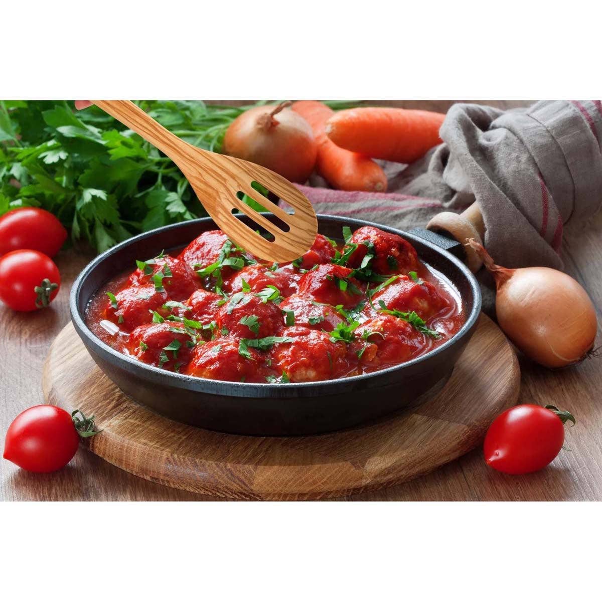 Fantes Italian Olivewood Slotted Spoon, 12 inch
