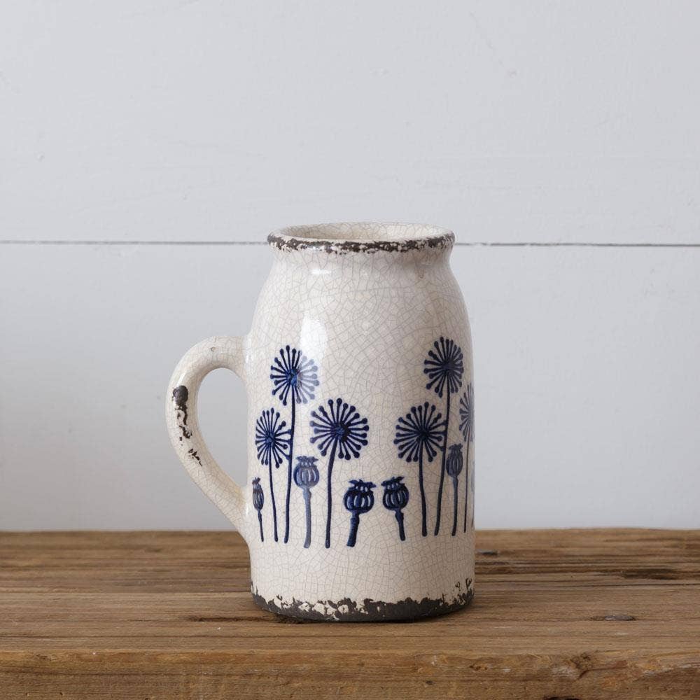 Pottery - Dandelion With Handle