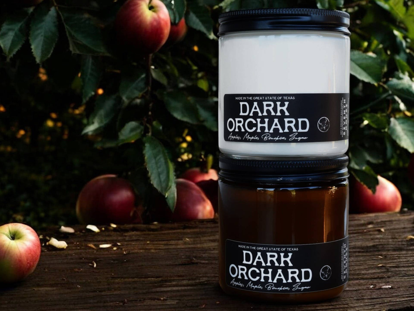 DARK ORCHARD - Apple &  Maple Bourbon Candle