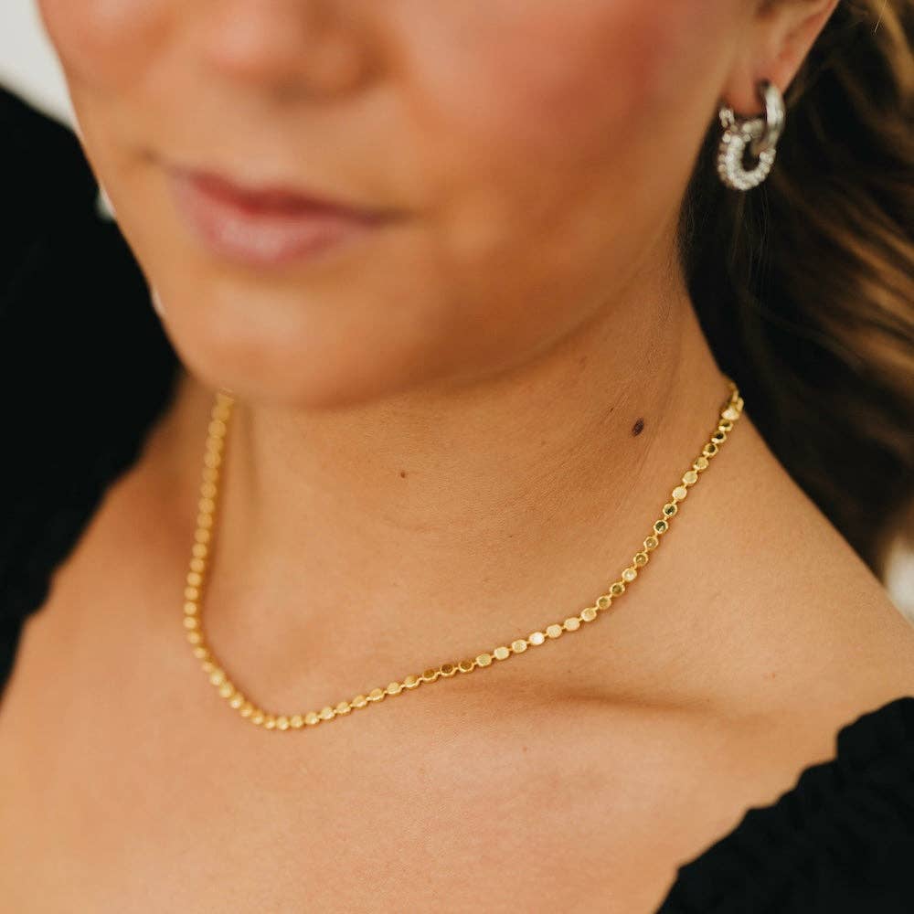 Dakota Disc Chain Gold