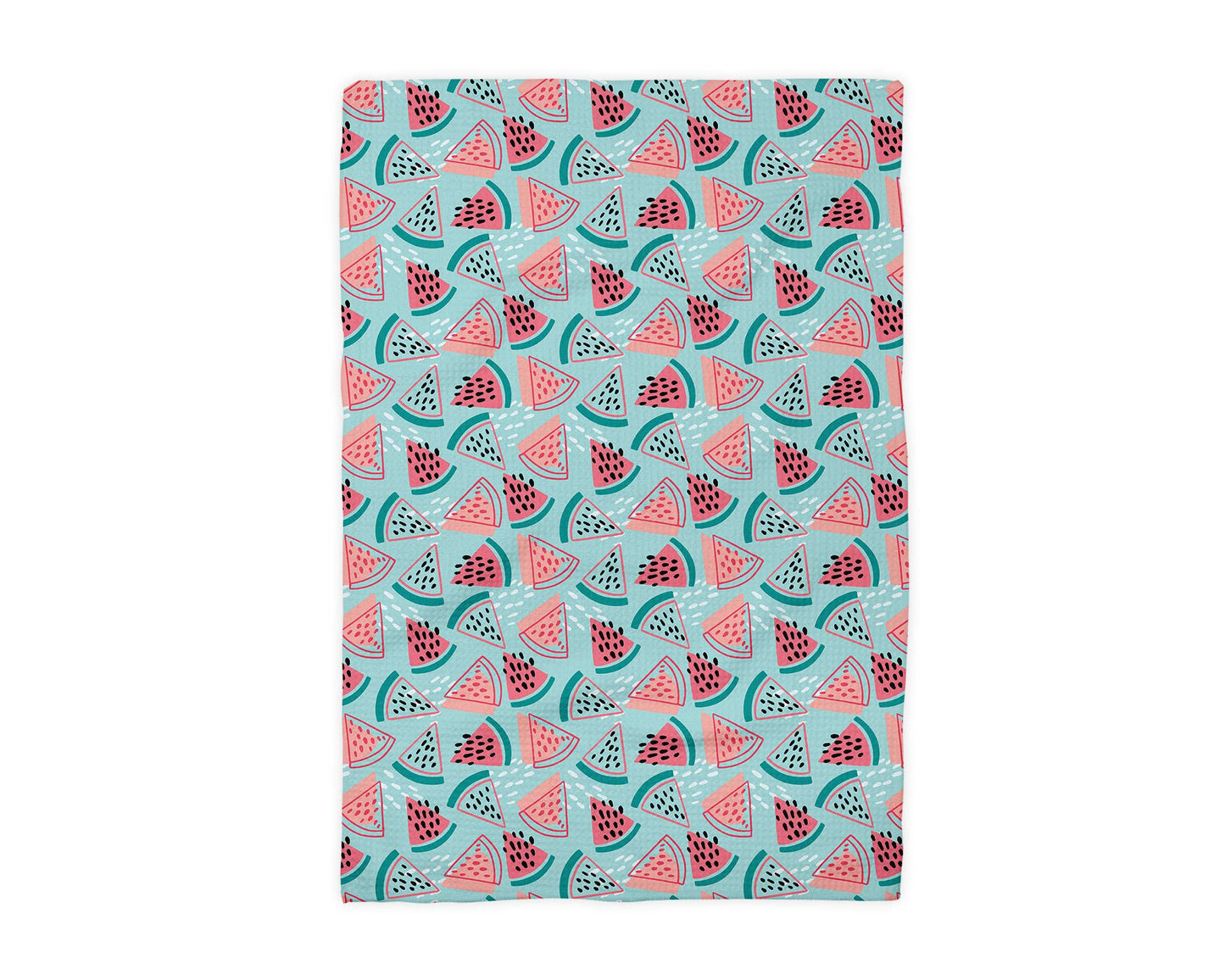 Watermelon Waffle Kitchen Towel Festival Summer Fruit Market