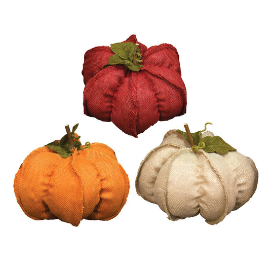 Large Fabric Pumpkin