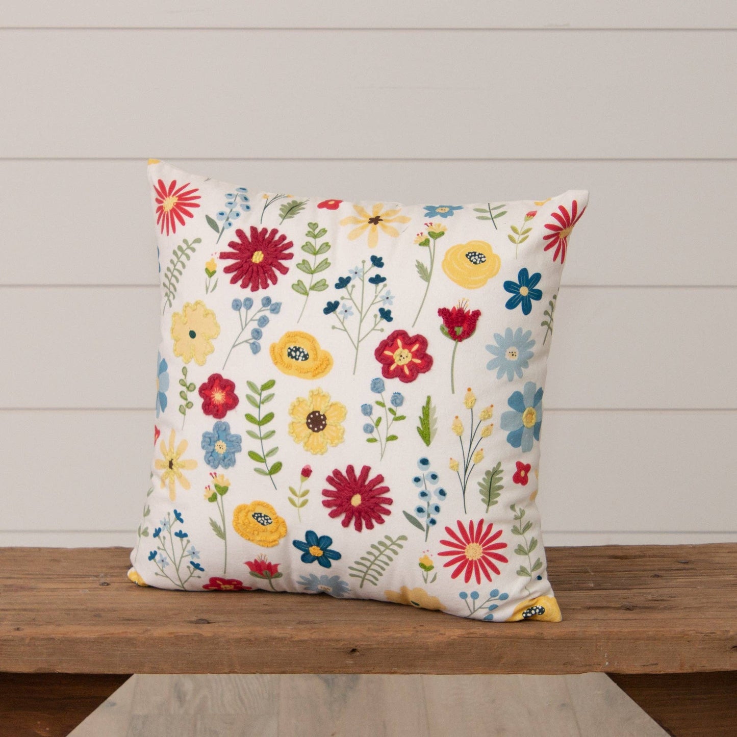 Scattered Petals Floral Pillow