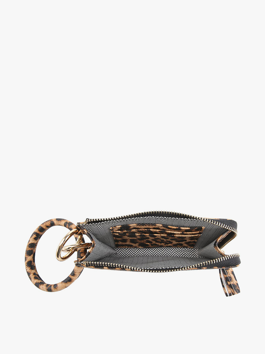 Liv Lizard Bangle Wristlet/Wallet: Pale Teal