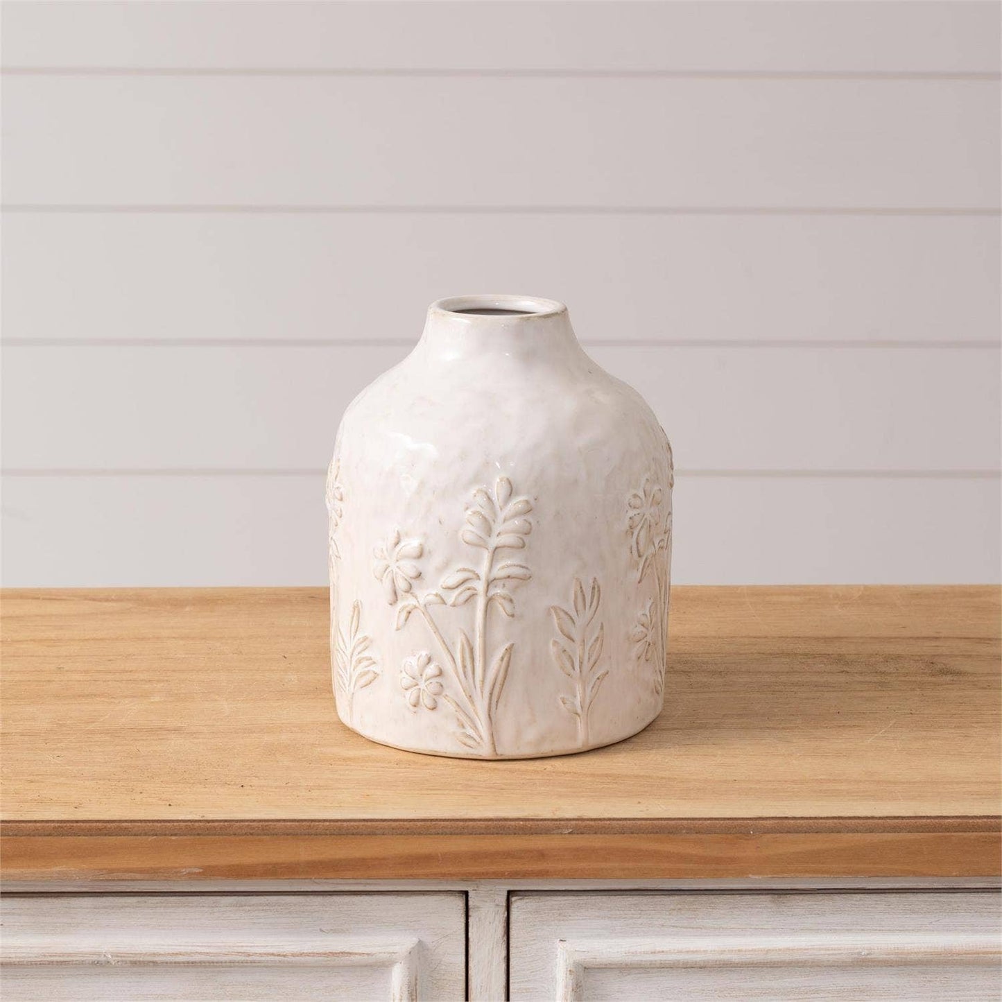 Botanical Vase, White