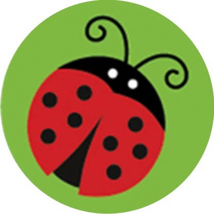 24" x 36" Rubber Doormat Interchangeable Insert: Lady Bug