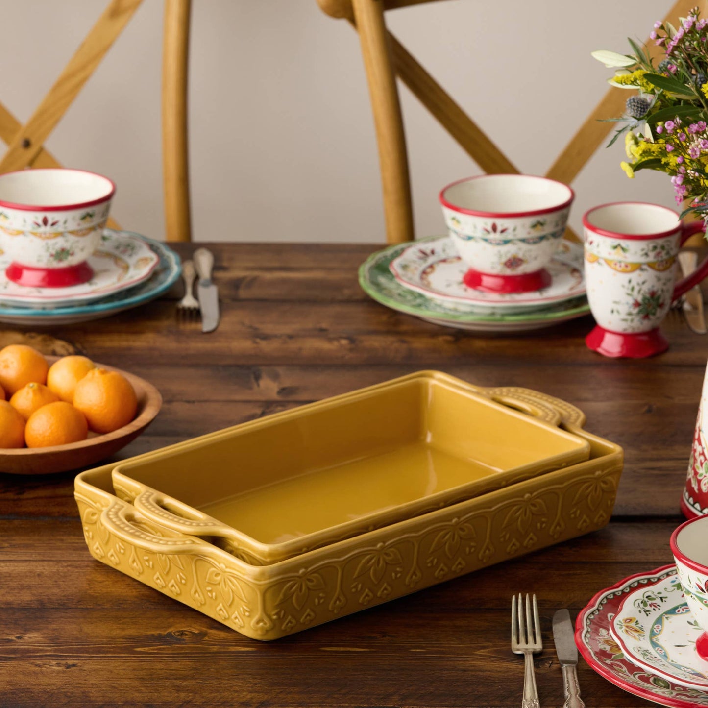 Provence Large Rectangular Baker 16in x 10.25in