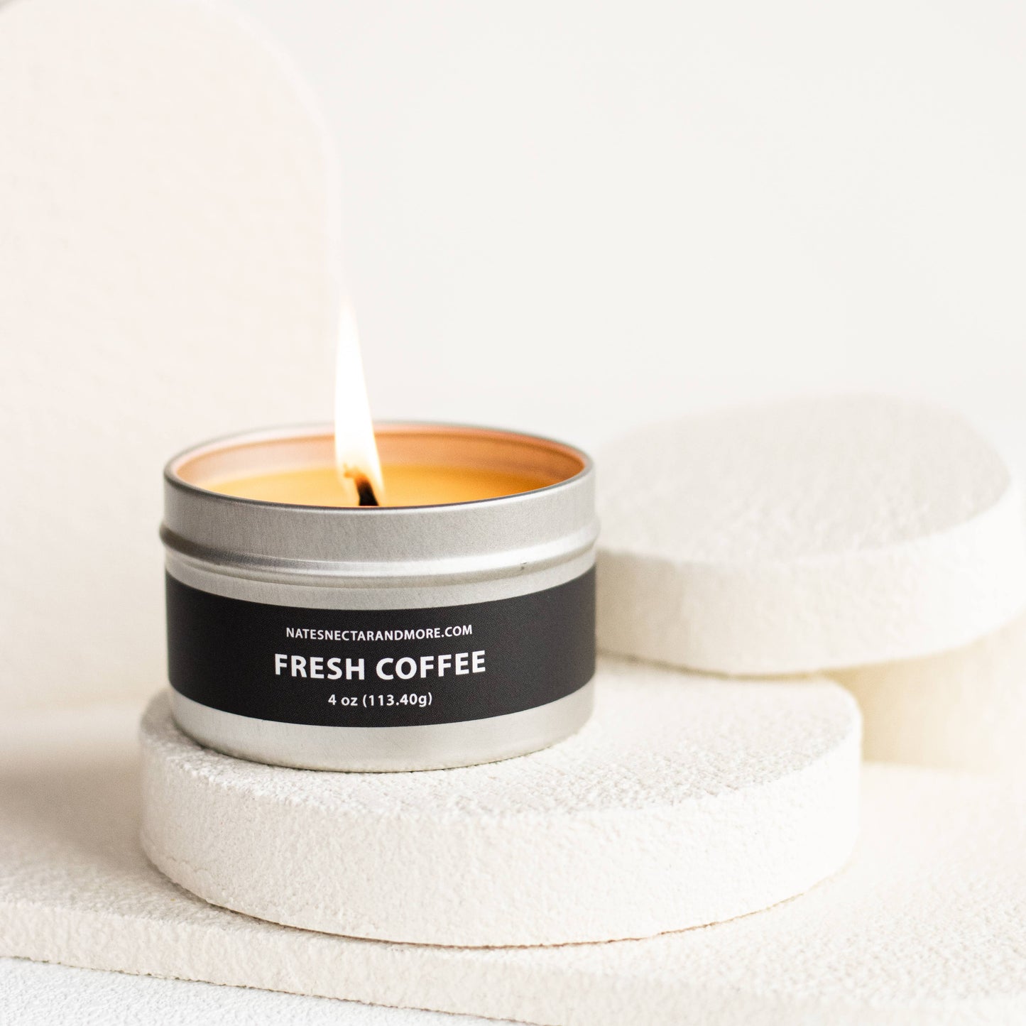 Fresh Coffee Beeswax Candle