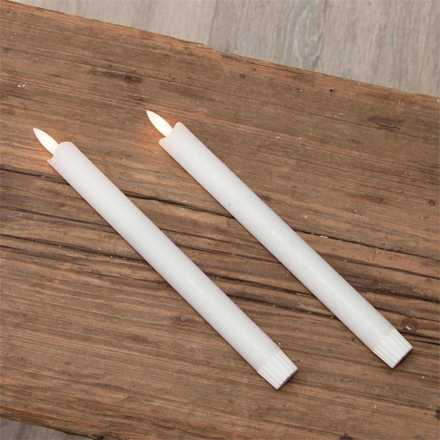 Taper Candle (1) - White Flameless