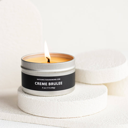 Creme Brulee Beeswax Candle