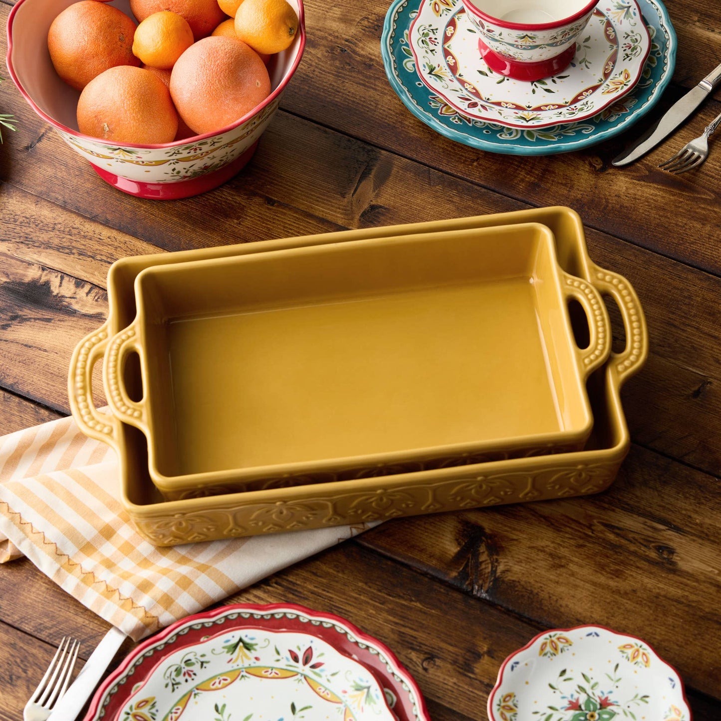 Provence Large Rectangular Baker 16in x 10.25in