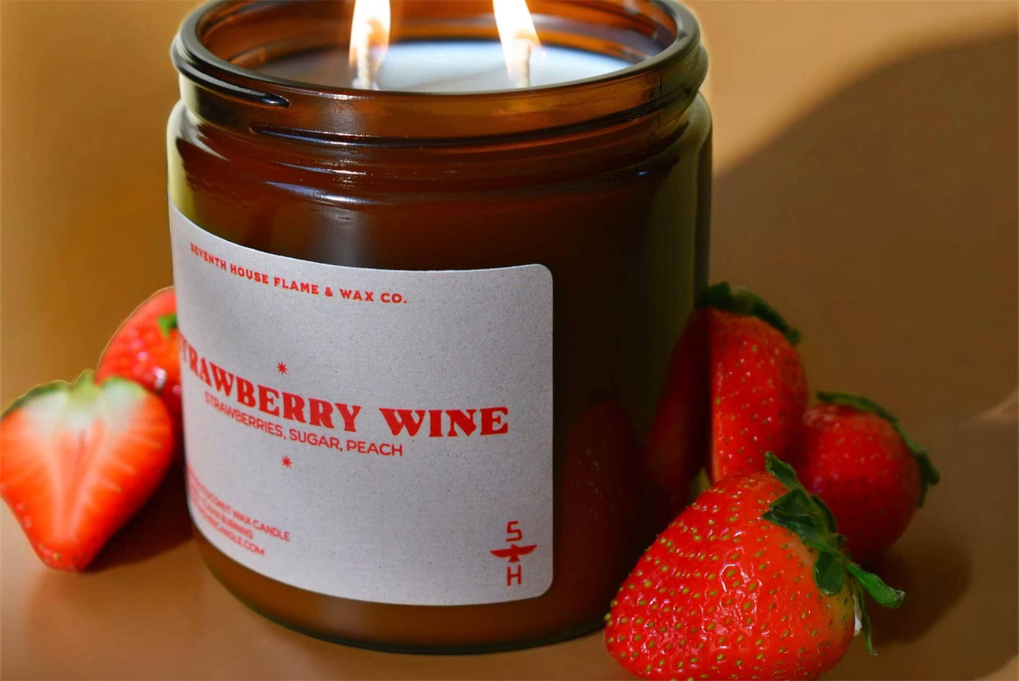 STRAWBERRY WINE - Strawberries & White Wine Candle