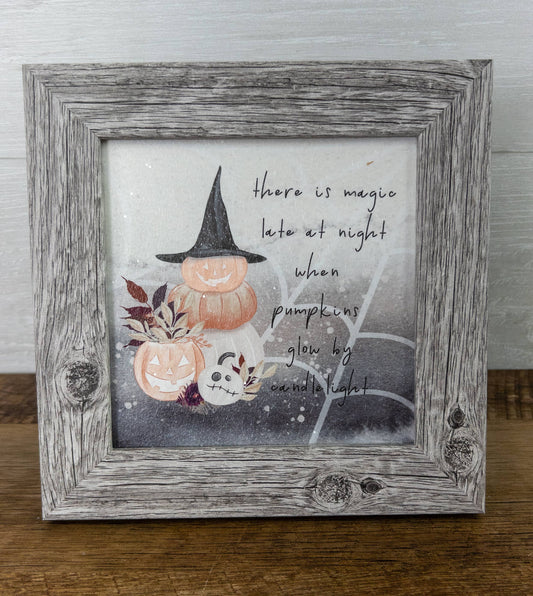 Halloween Autumn Magic Pumpkins 8" x 8"