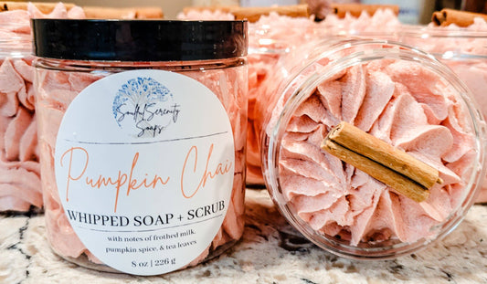 Pumpkin Chai Whipped Soap + Scrub