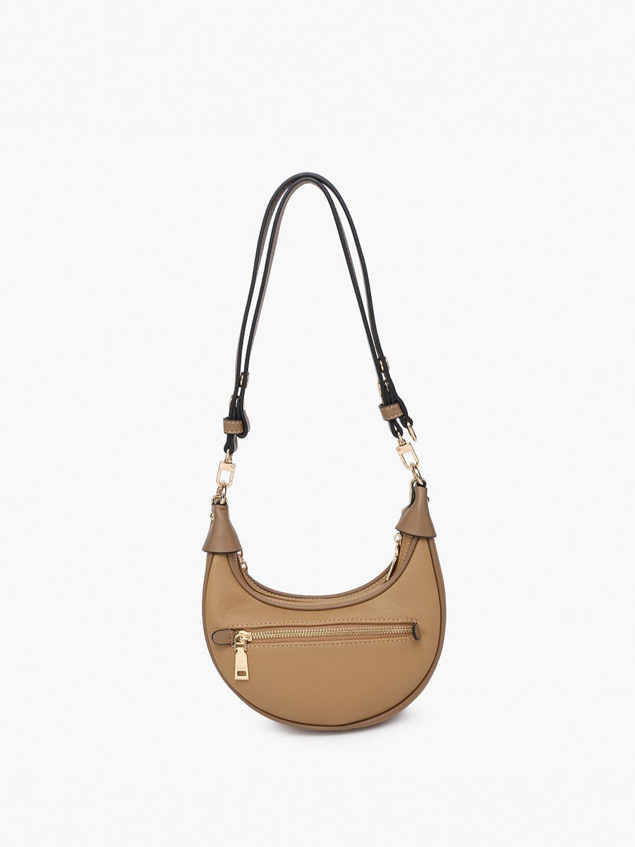 Zora Moon Shoulder Bag w/ Chain | M2503 : Mauve