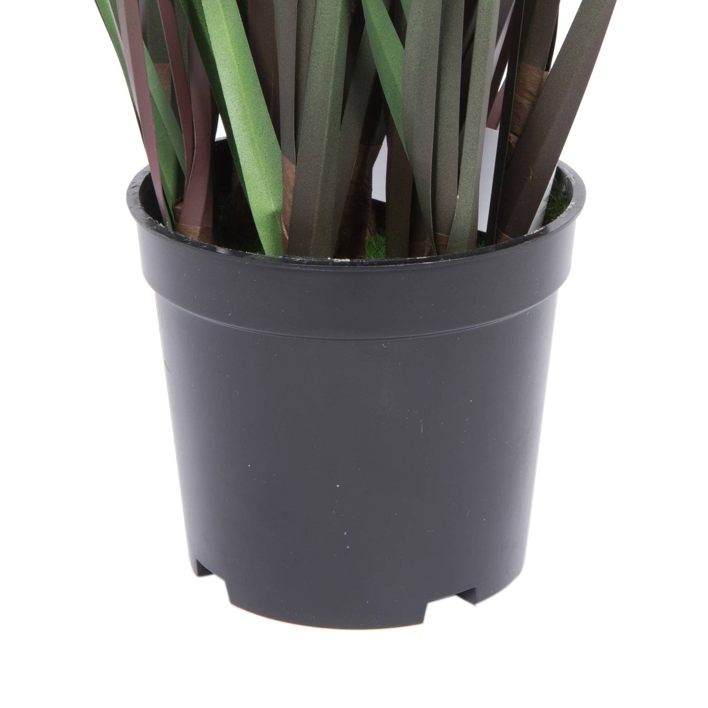 24" Artificial Potted Green Grass and Eucalyptus