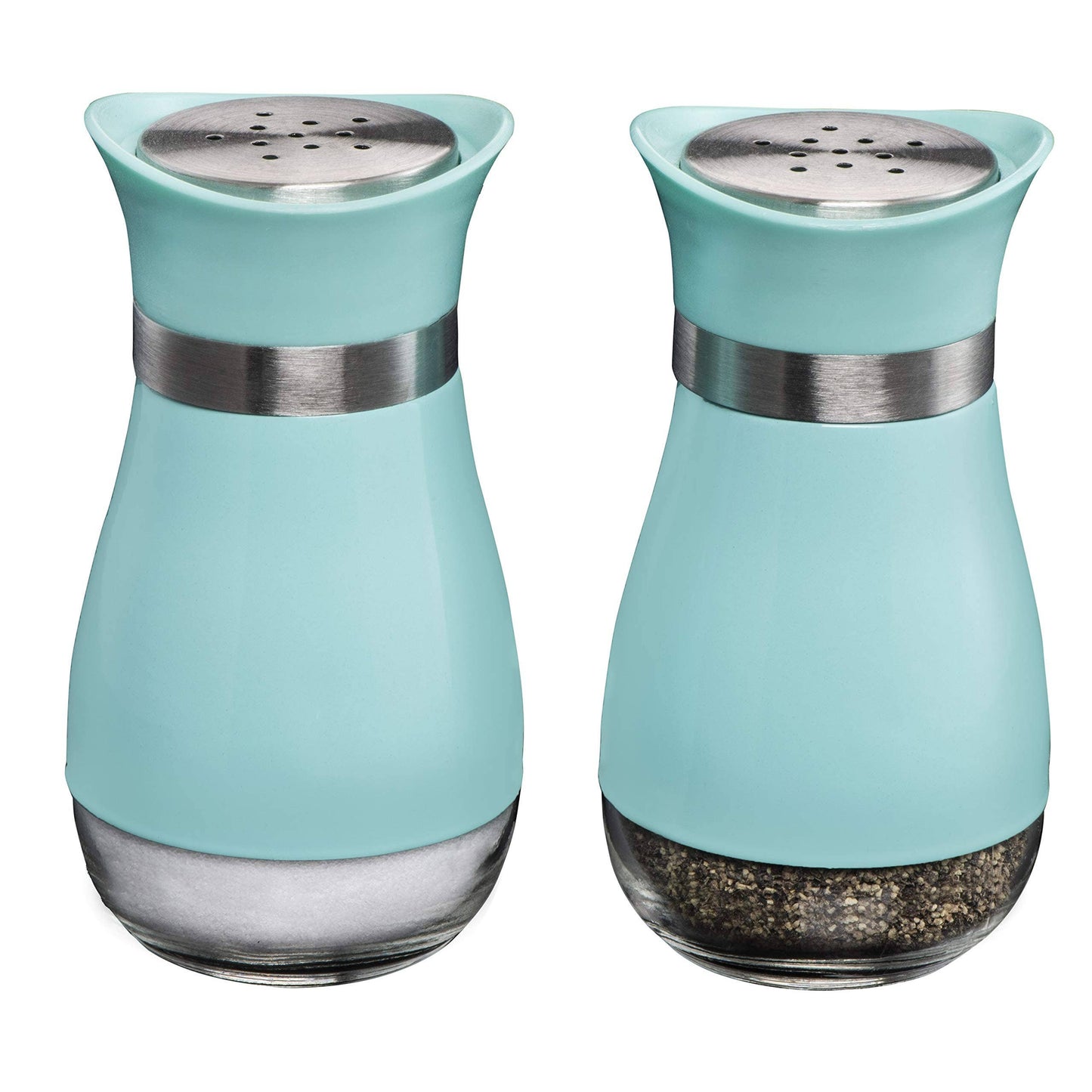 Mitbak - Elegant, Salt and Pepper Shakers, Blue, 2 Pk