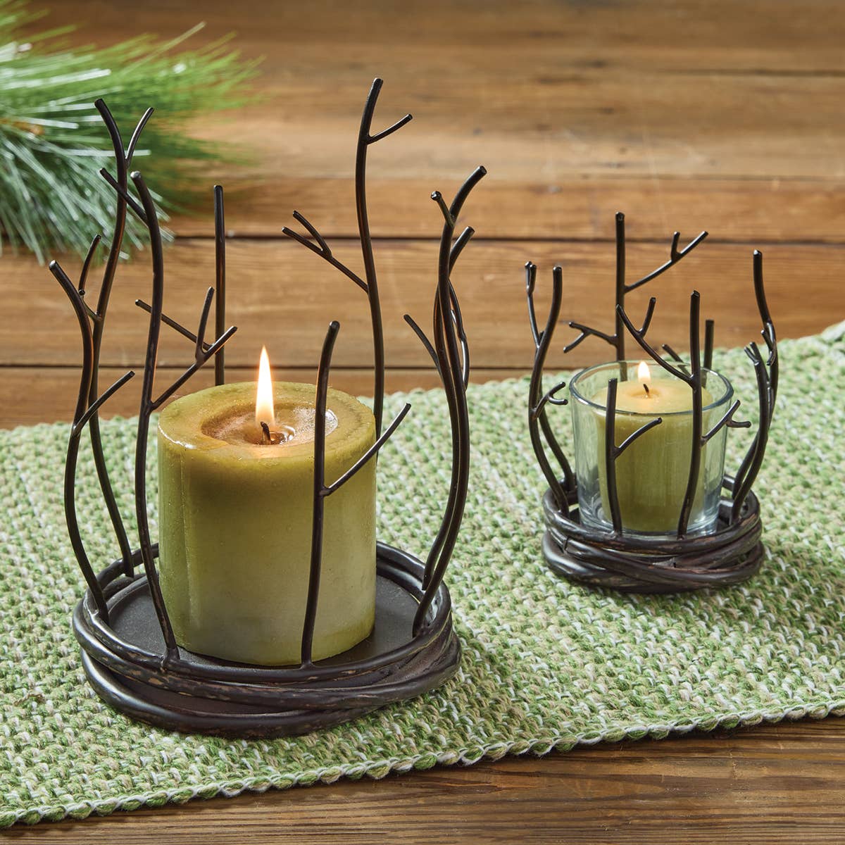 Twig Pillar Holder