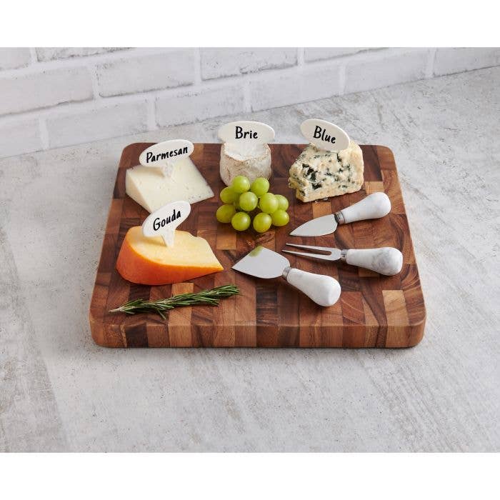 Maison Du Fromage Cheese Marker With Pen, 6-Piece Set