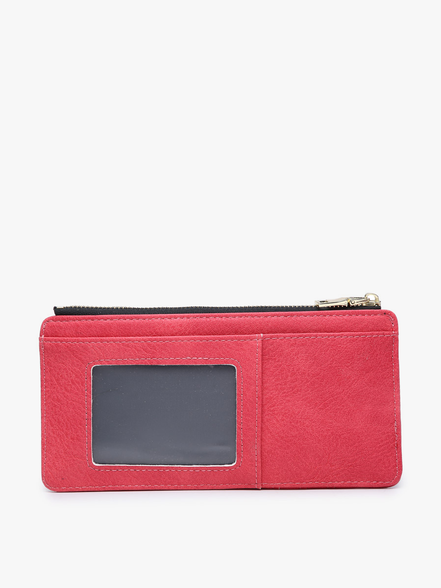 Saige Slim Card Holder Women's Wallet: White