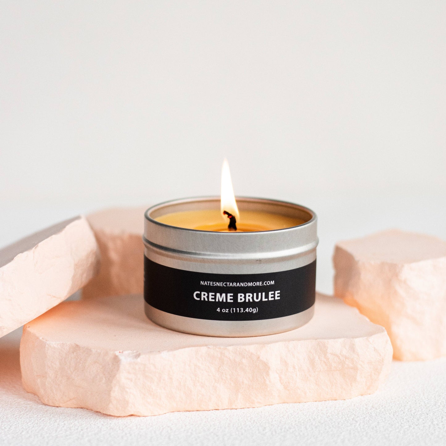Creme Brulee Beeswax Candle