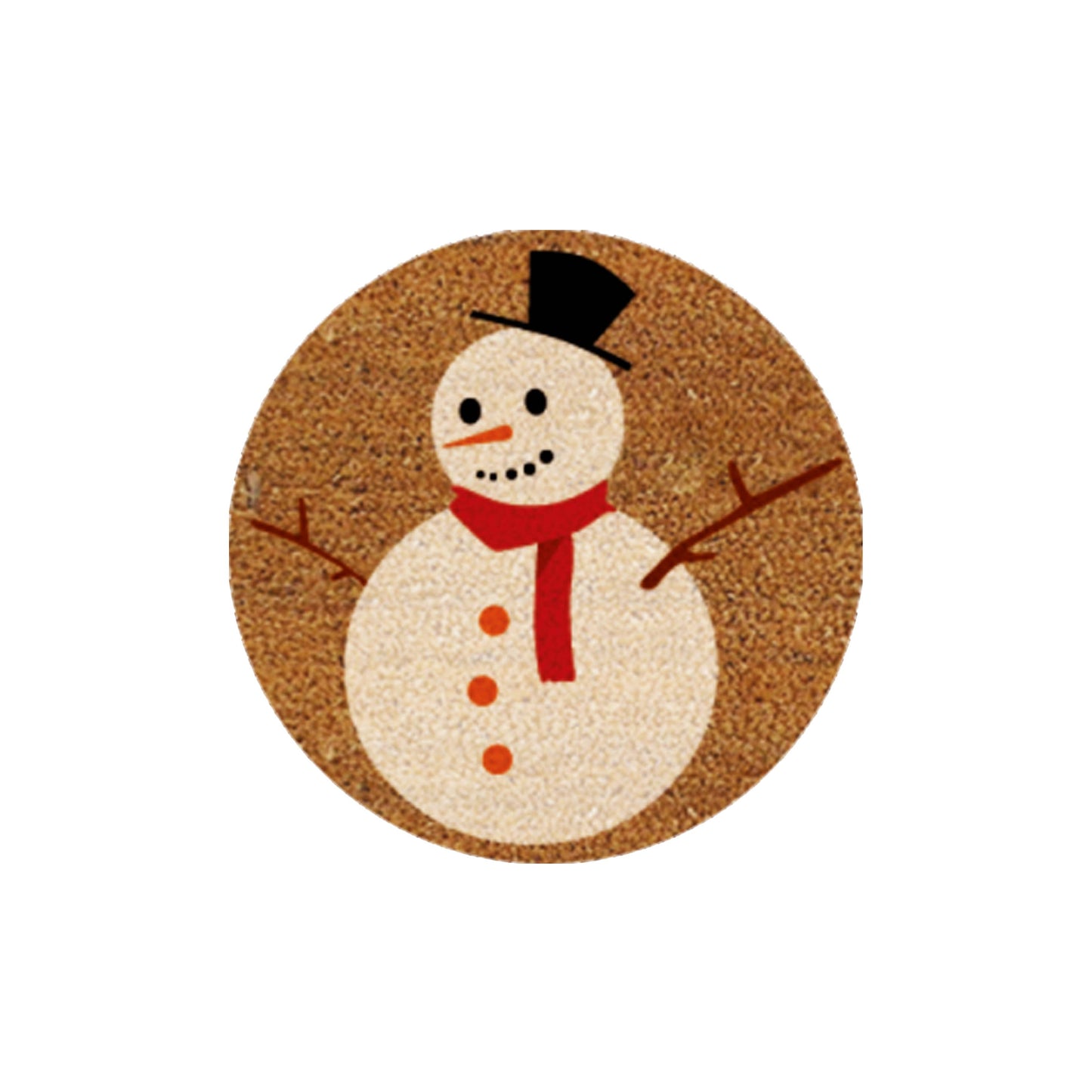 24" x 36" Rubber Doormat Interchangeable Insert: Snowman