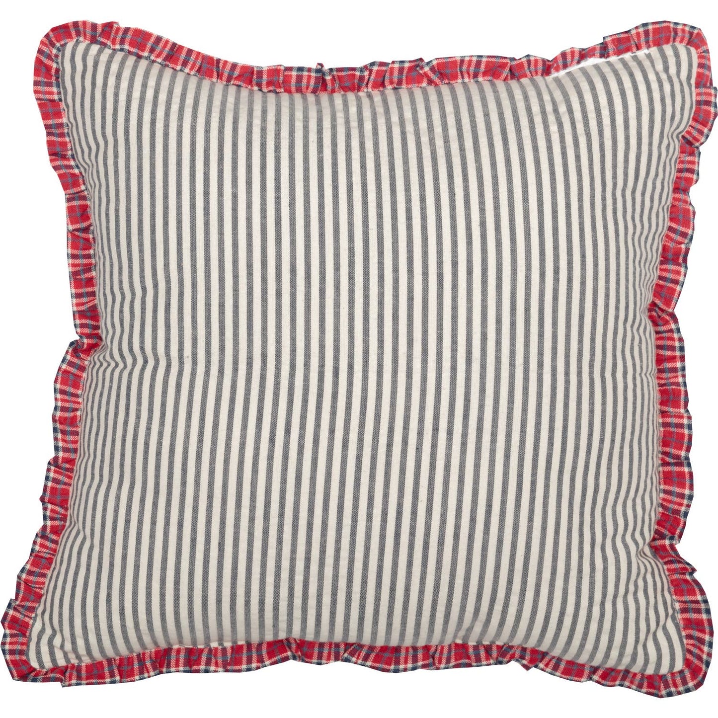 Red White Blue Applique Star Pillow 12x12 (Hatteras)