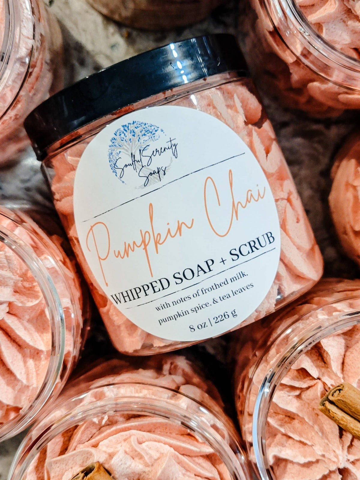 Pumpkin Chai Whipped Soap + Scrub