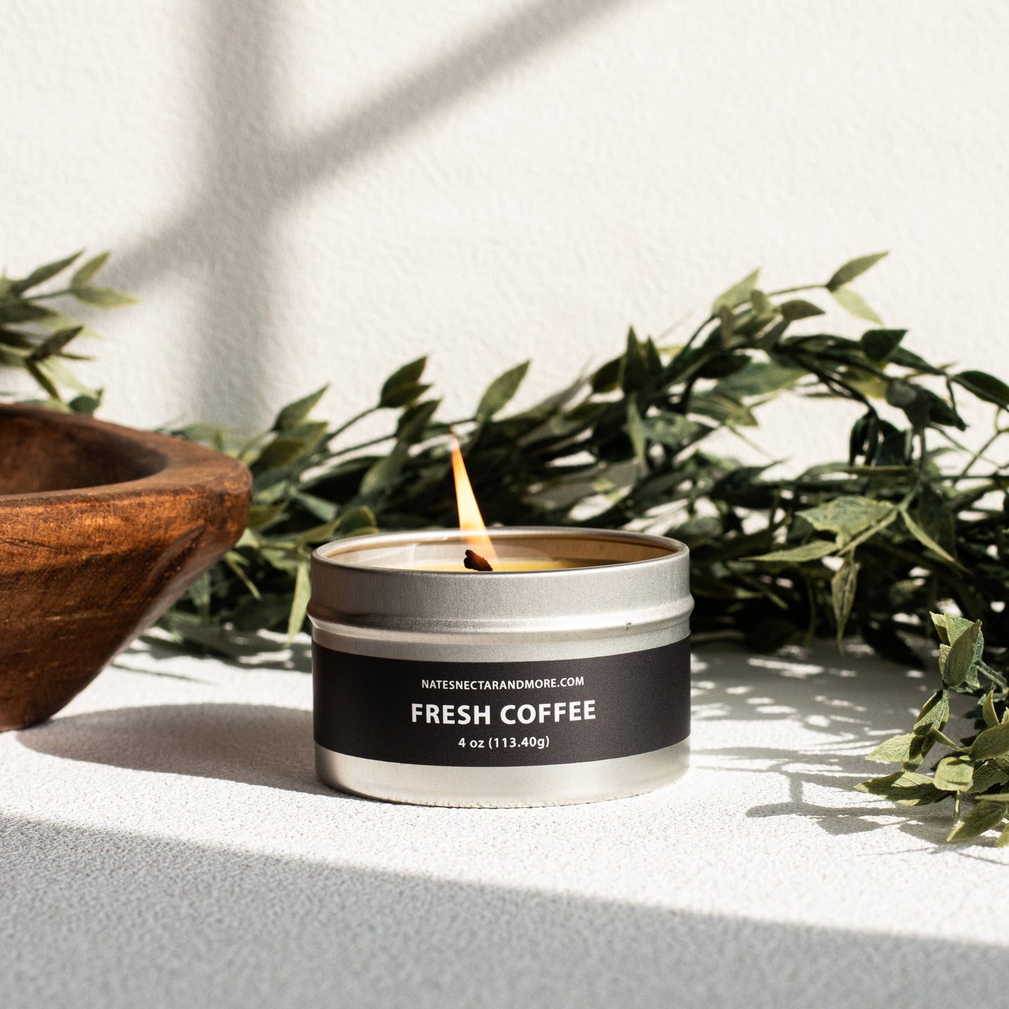 Fresh Coffee Beeswax Candle