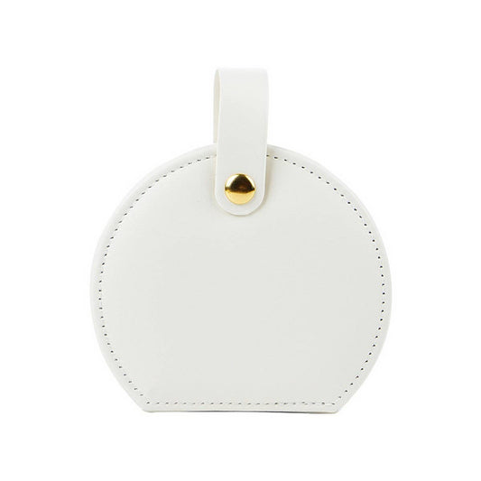 CREATIVE PORTABLE JEWELRY STORAGE BOX: White