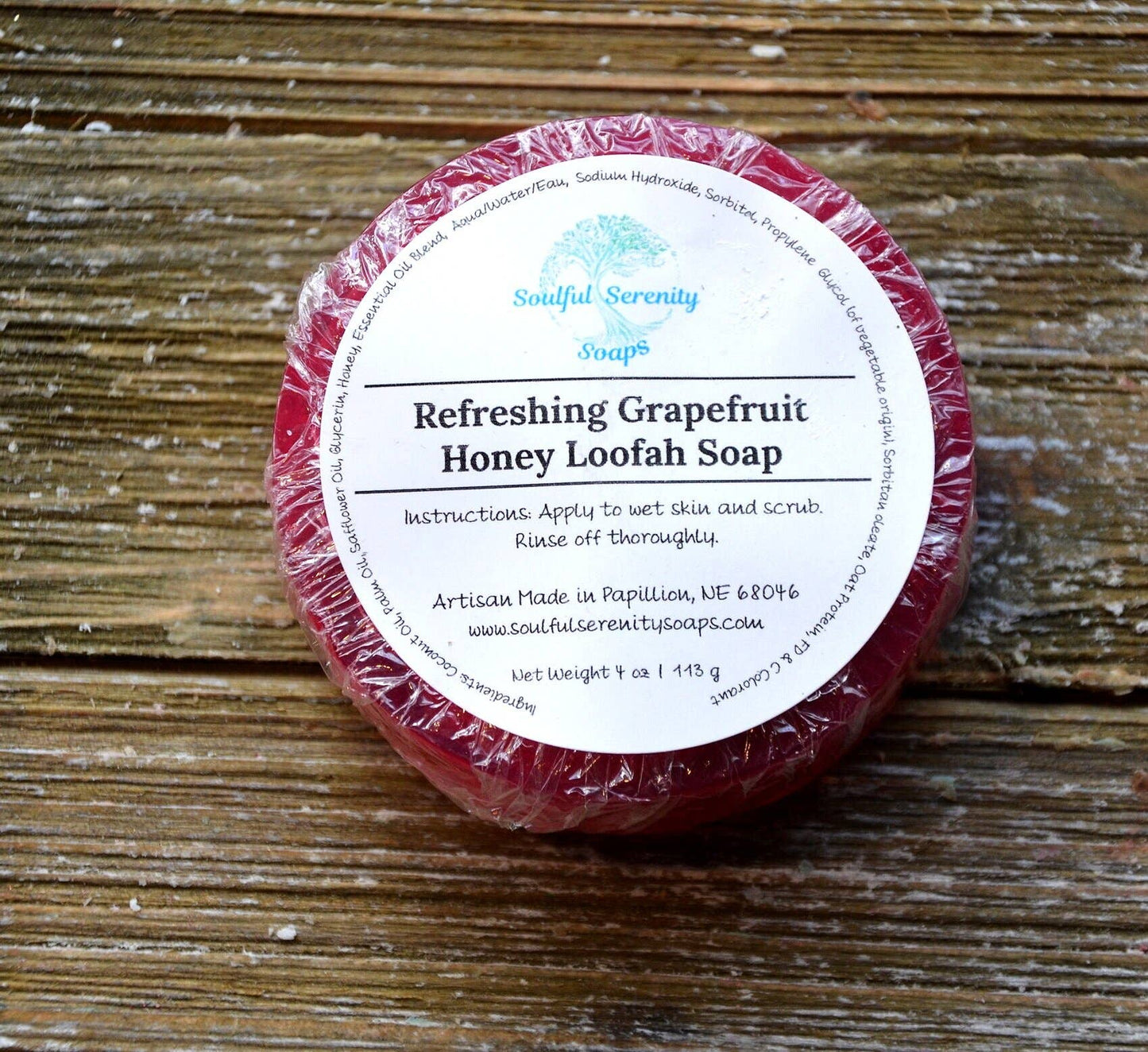 Honey Loofah Soaps: Rereshing Grapefruit