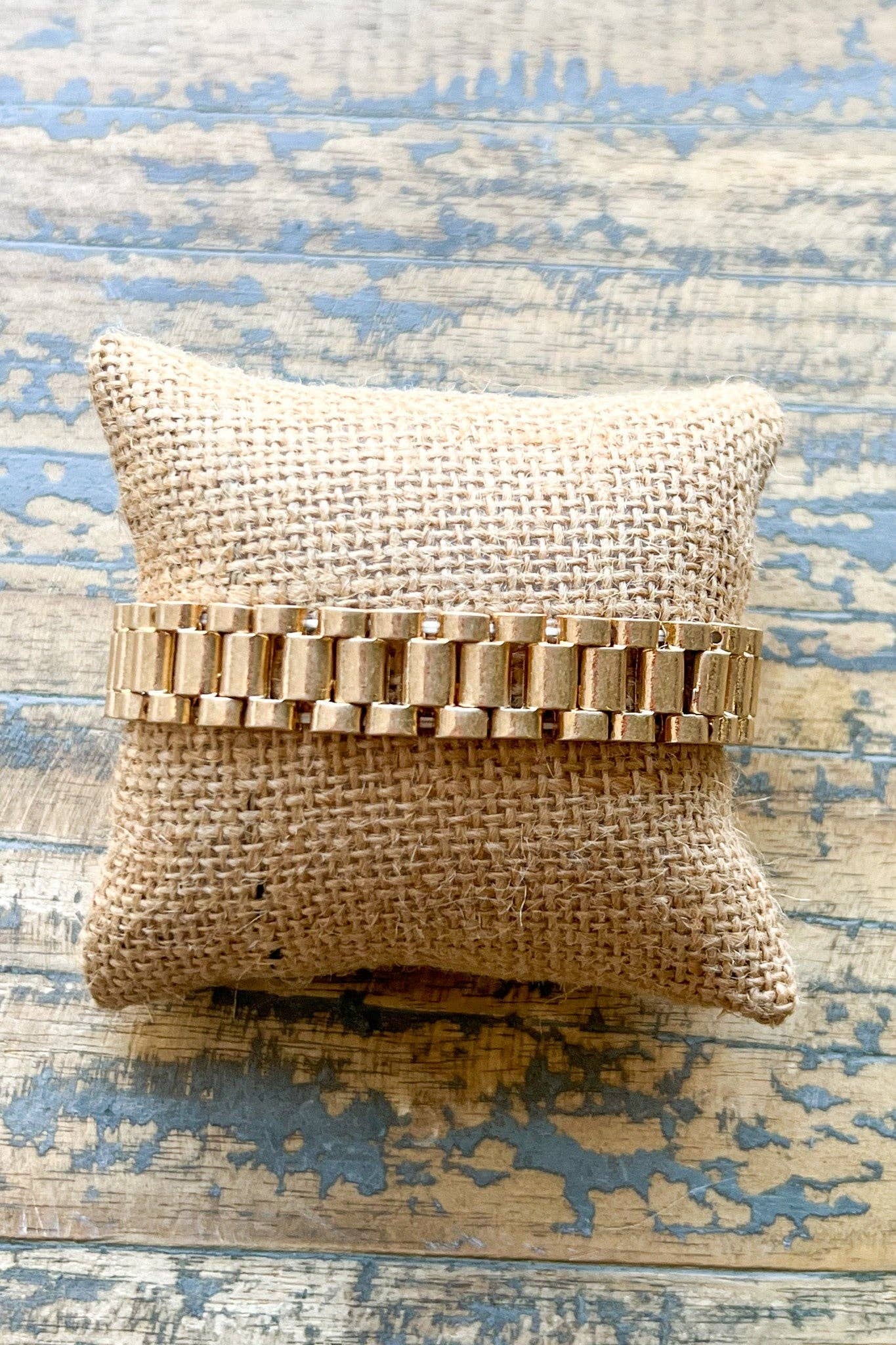 Millie Bracelet: Worn Gold