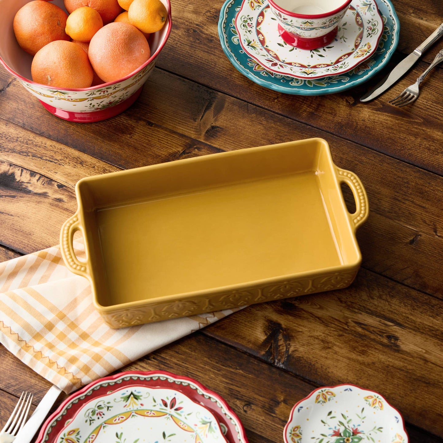 Provence Large Rectangular Baker 16in x 10.25in