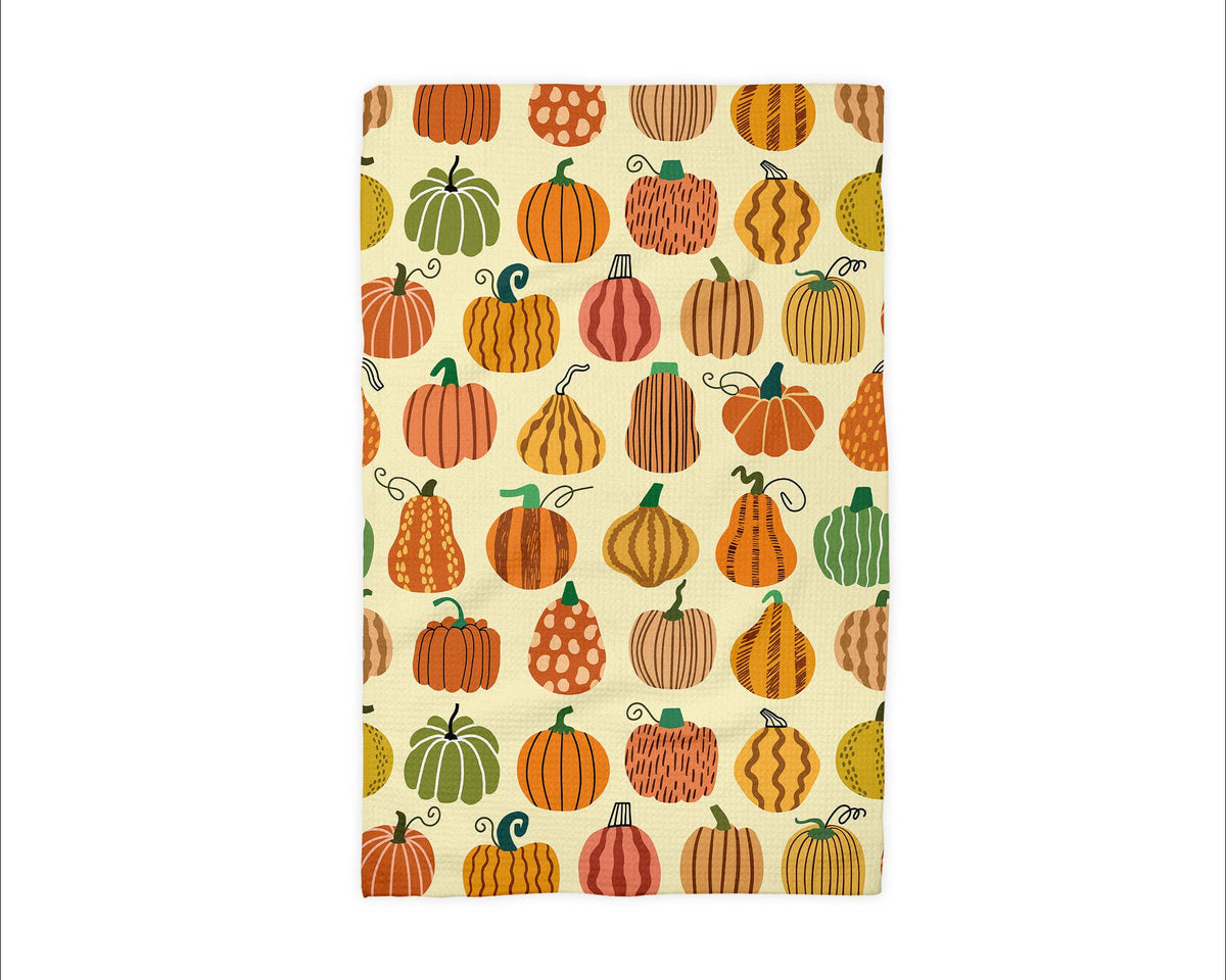 Pumpkin Patch Autumn Foliage Towel Waffle