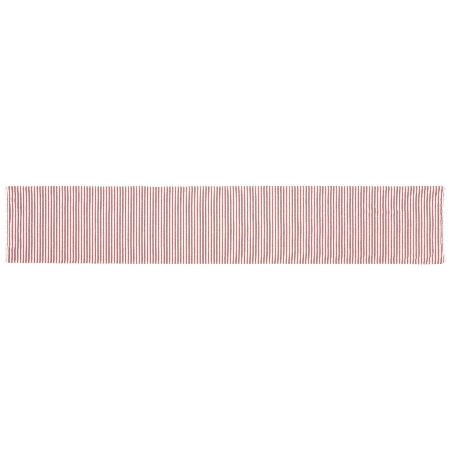 Farmhouse Ticking Red Runner 72Lx13W